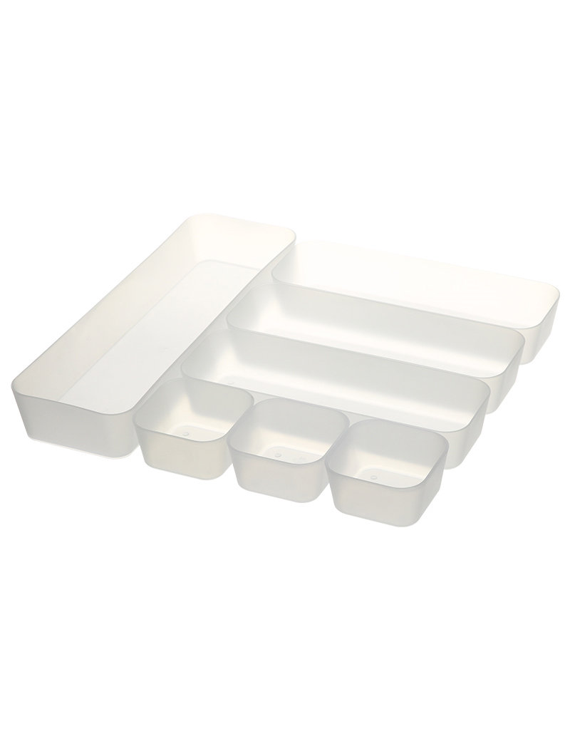 7 ящиков Classica Кухонные принадлежности Пластиковые слои и органайзер для хранения ящиков для посуды