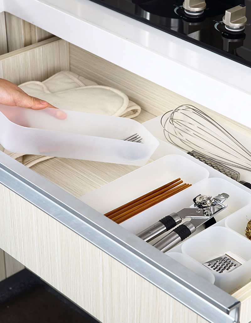 7 ящиков Classica Кухонные принадлежности Пластиковые слои и органайзер для хранения ящиков для посуды