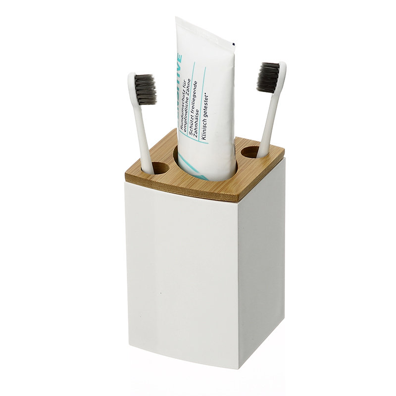 Пластиковый держатель-органайзер, держатель для электрической зубной щетки, экологически устойчивая зубная паста, контейнер для зубной щетки, бамбуковый держатель для зубной щетки