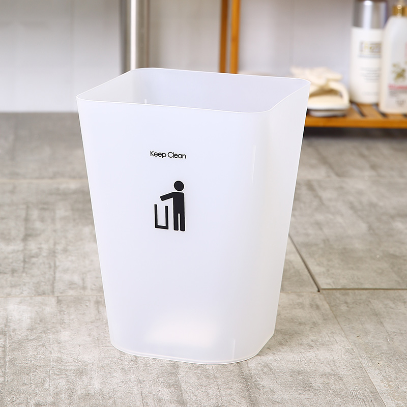 Бытовая полипропиленовая корзина для мусора, ванная комната, кухня, толщина, отдельно стоящая корзина для мусора, бумажная корзина, пластиковая корзина для мусора, 12 л