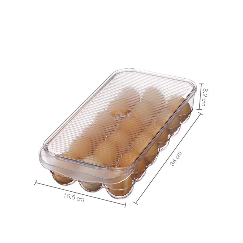ПЭТ прозрачный пластиковый кухонный холодильник для хранения яиц