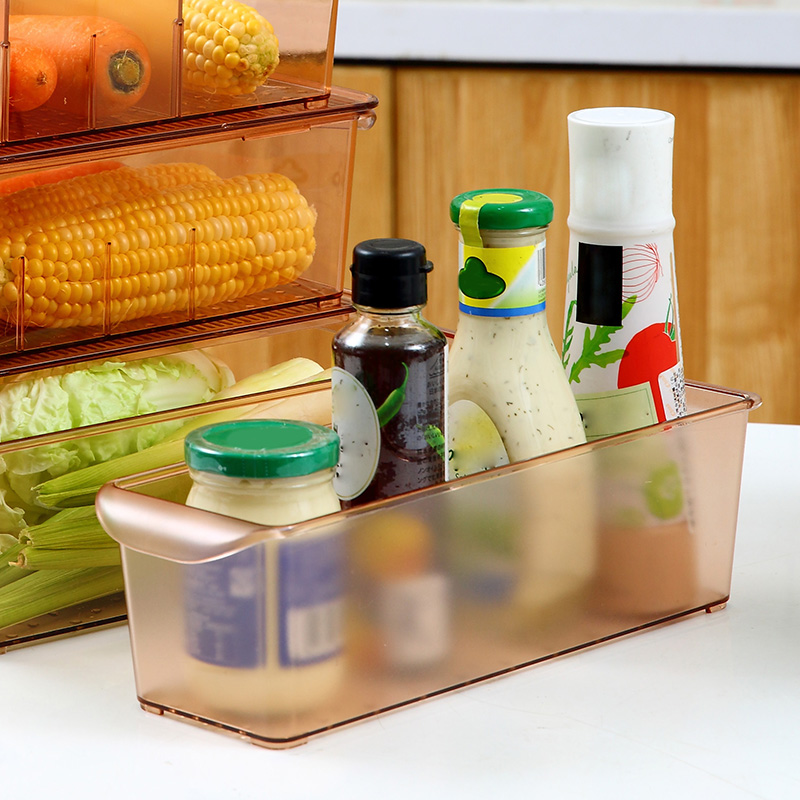 PS Кухонный холодильник для напитков Пластиковый органайзер для хранения продуктов питания