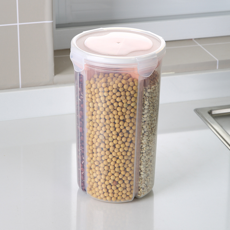 Коробка организатора хранения зерна еды квадратная ПП с контейнером для хранения еды холодильника крышки пластиковым