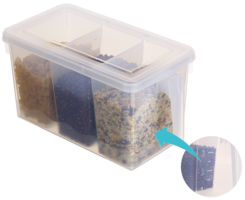 Герметичный кухонный холодильник ящик для хранения овощей пластиковый ящик для хранения фруктов с ручкой-разделителем